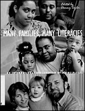 graphic of Many Families, Many Literacies book cover